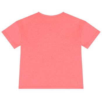 Girls Pink Daisy Duck T-Shirt