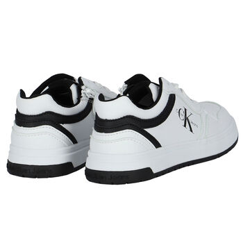 White Logo Trainers