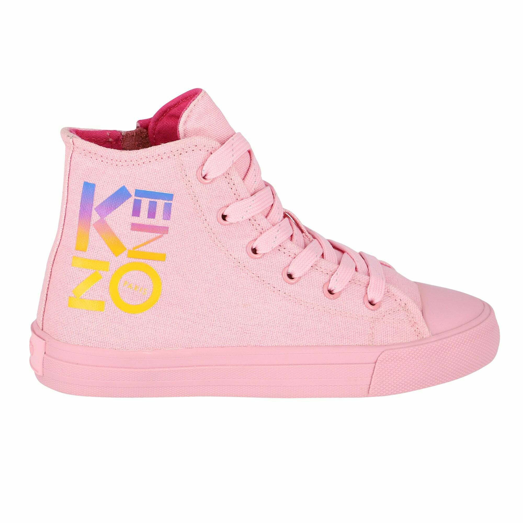 KENZO KIDS Girls Pink High Top Trainers | Junior Couture USA