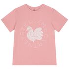 Girls Pink Logo T-Shirt, 1, hi-res
