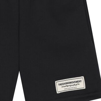 Black Logo Shorts