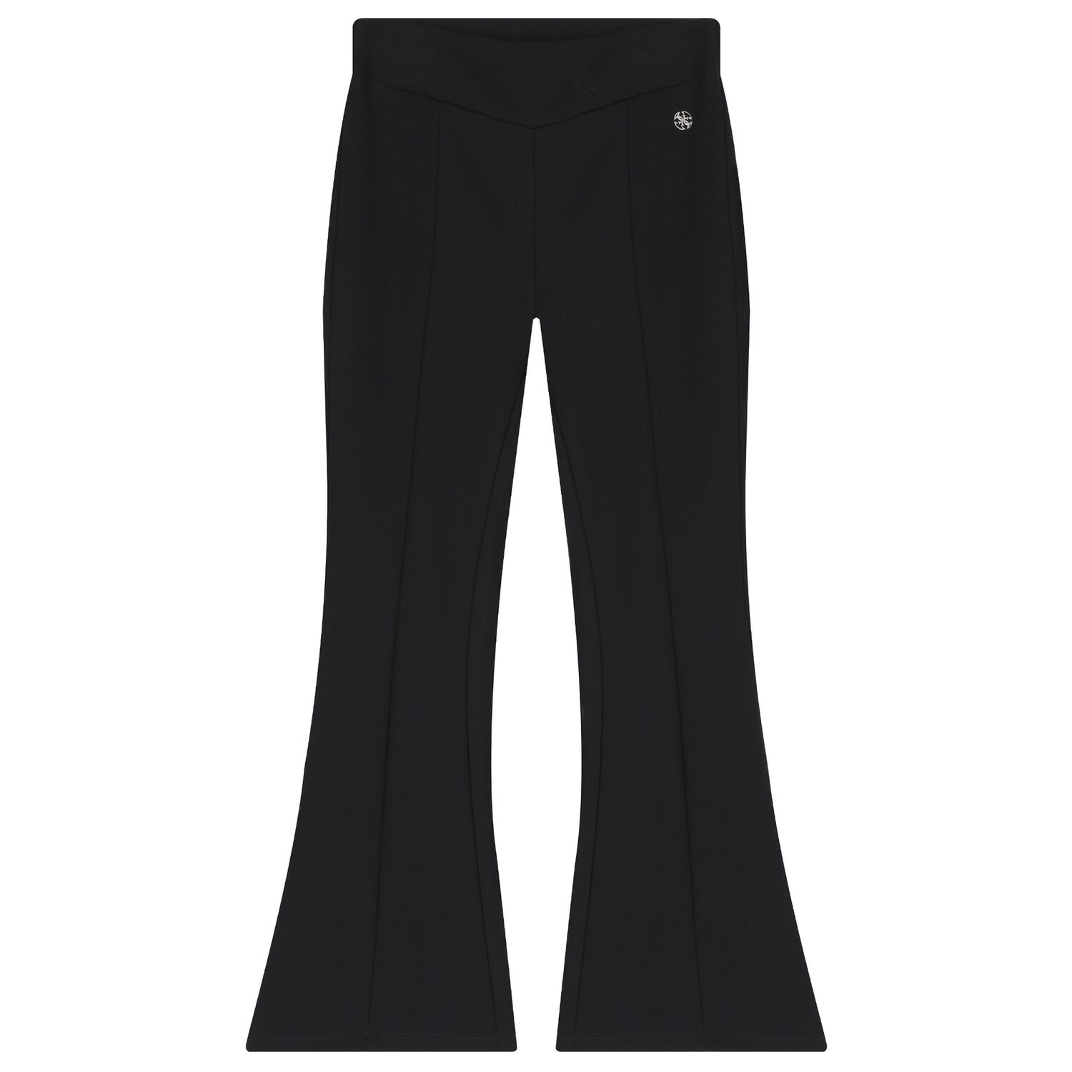 Girls Black Logo Leggings, 2, hi-res image number null