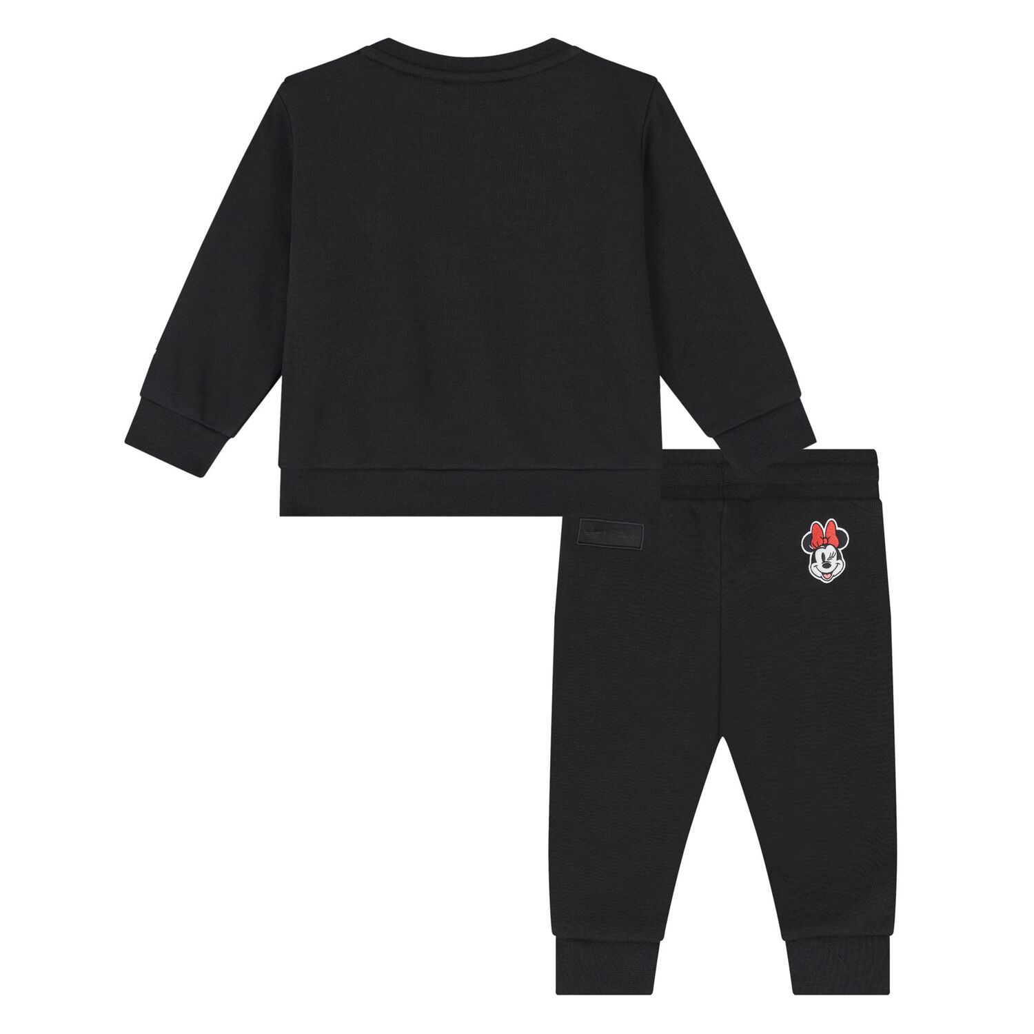 Younger Girls Black Minnie Mouse Tracksuit, 1, hi-res