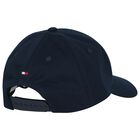 Boys Navy Blue Varsity Logo Cap, 1, hi-res