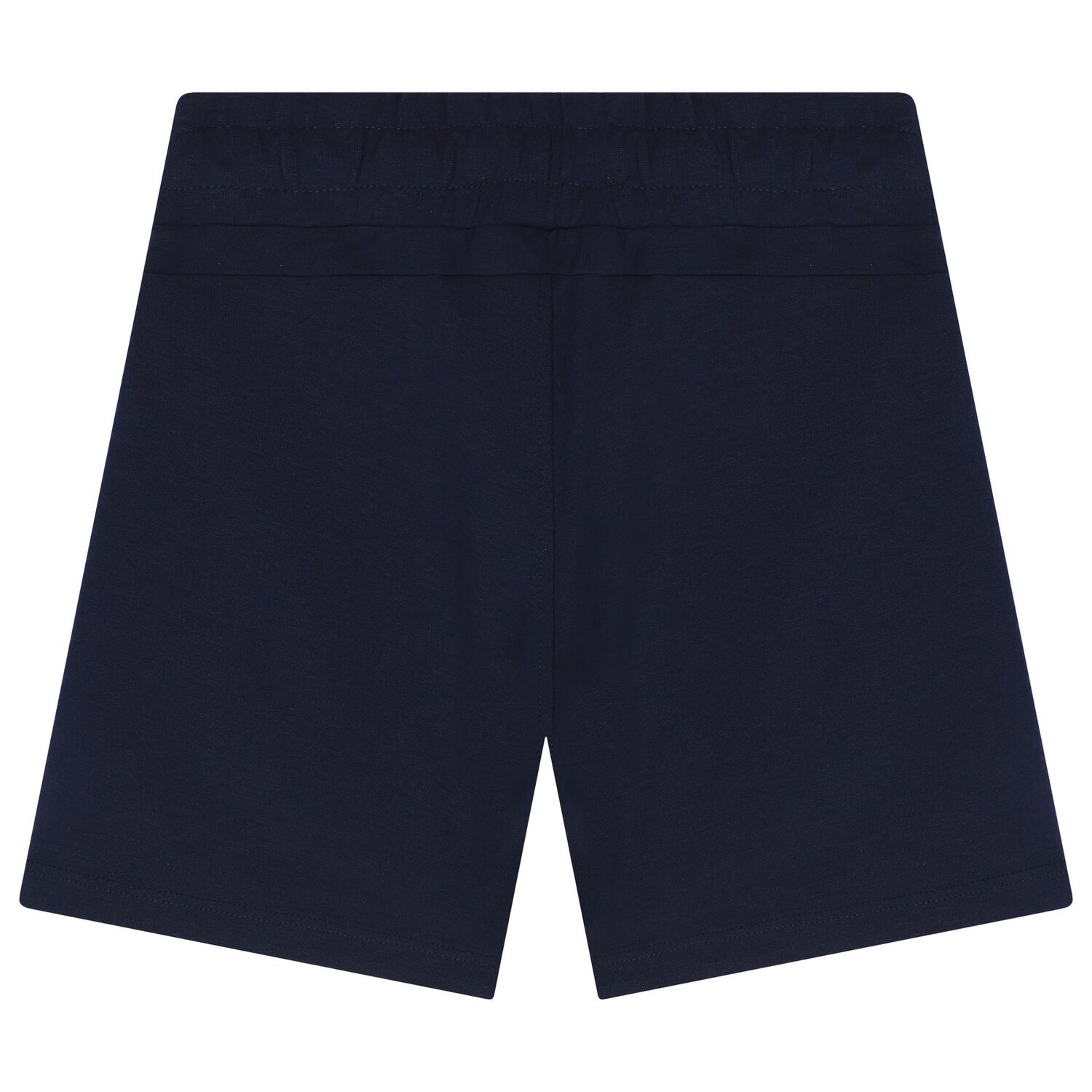 شورت أولاد بالشعار باللون الكحلى, 1, hi-res