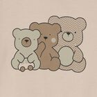 Baby Boys Beige Teddy Bear Tracksuit, 1, hi-res