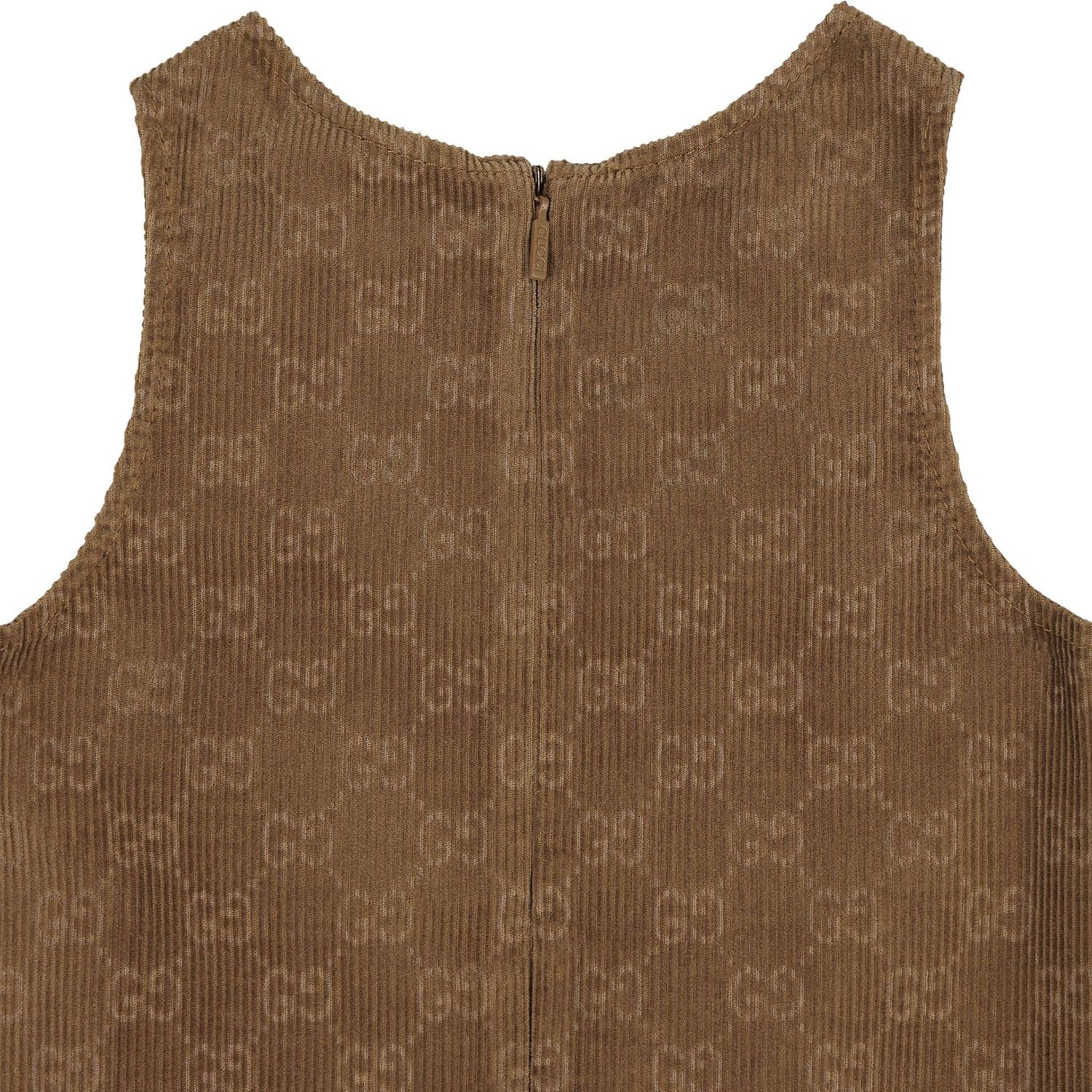 Baby Brown GG Logo Corduroy Dress , 1, hi-res
