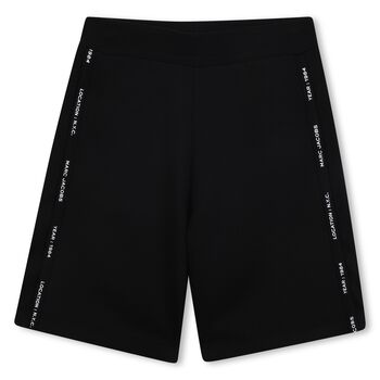 Boys Black Logo Shorts