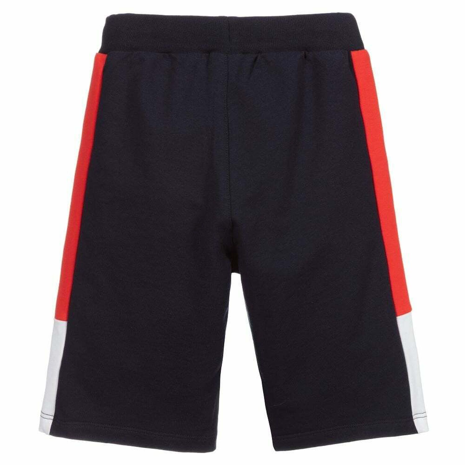 Boys Navy Logo Shorts, 1, hi-res