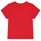 Boys Red Elephant Logo T-Shirt, 1, hi-res