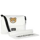 Ivory Teddy Bear Logo Baby Changing Bag, 1, hi-res
