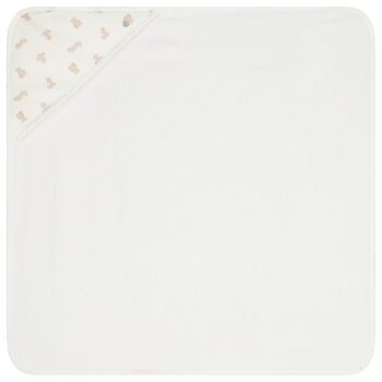 Ivory & Beige Teddy Bear Baby Hooded Towel