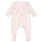 Baby Girls Pink Floral Babygrow Set, 1, hi-res