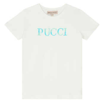 Girls Ivory Logo T-Shirt