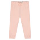 Younger Girls Pink Logo Tracksuit, 8, hi-res