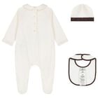 Ivory Paisley Babygrow Gift Set, 1, hi-res