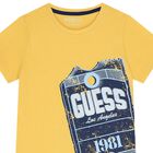 Boys Yellow Logo T-Shirt, 2, hi-res