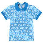 Baby Boys Blue Logo Shorts Set, 1, hi-res