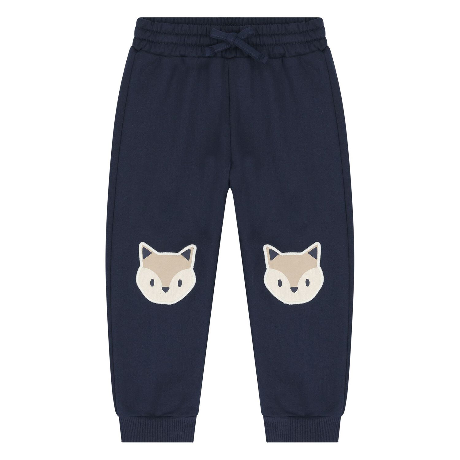 Younger Boys White, Beige & Navy Blue Tracksuit ( 3 Piece ), 2, hi-res