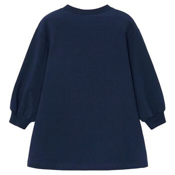 Girls Navy Blue Dress