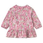 Younger Girls Pink Floral Dress, 1, hi-res
