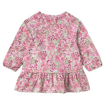 Younger Girls Pink Floral Dress