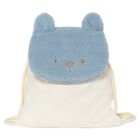 Baby Boys Blue & White Teddy Bear Gift Set, 3, hi-res