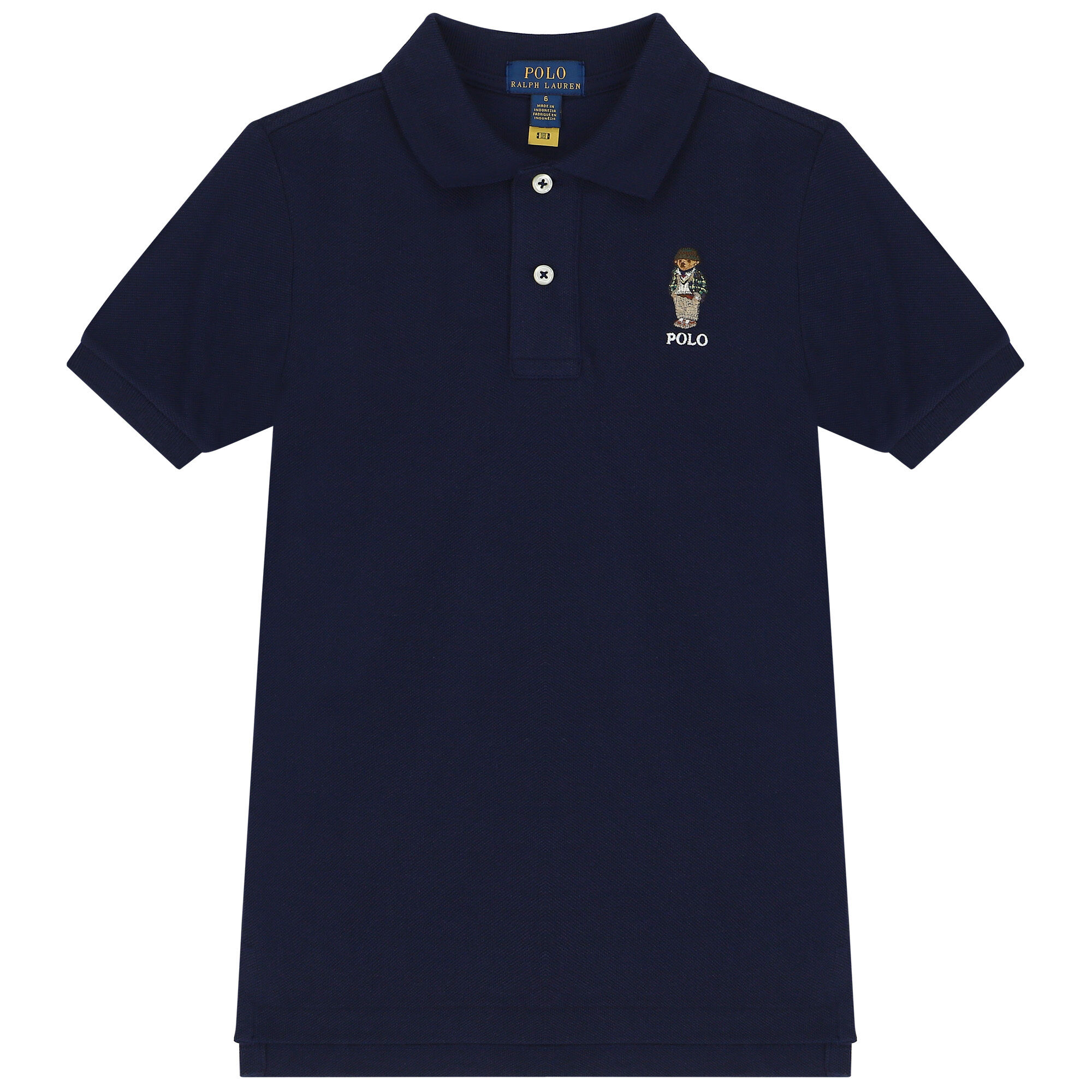 Navy blue polo shirt kids cheap
