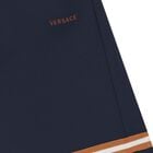 Boys Navy Blue Logo Shorts, 1, hi-res