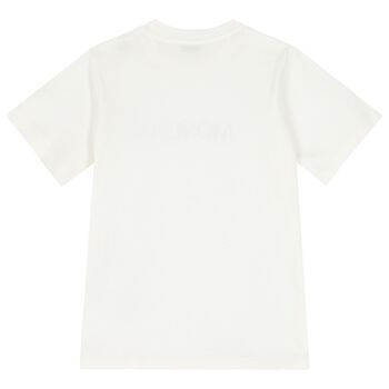 Boys White Logo T-Shirt