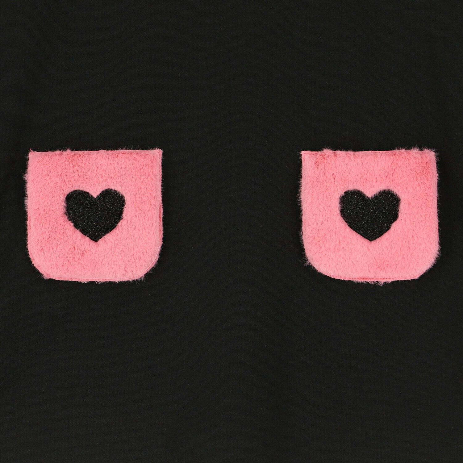 Girls Black Logo Dress, 1, hi-res image number null