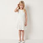 Girls Ivory Dress, 1, hi-res