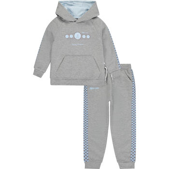 Boys Grey Logo Tracksuit