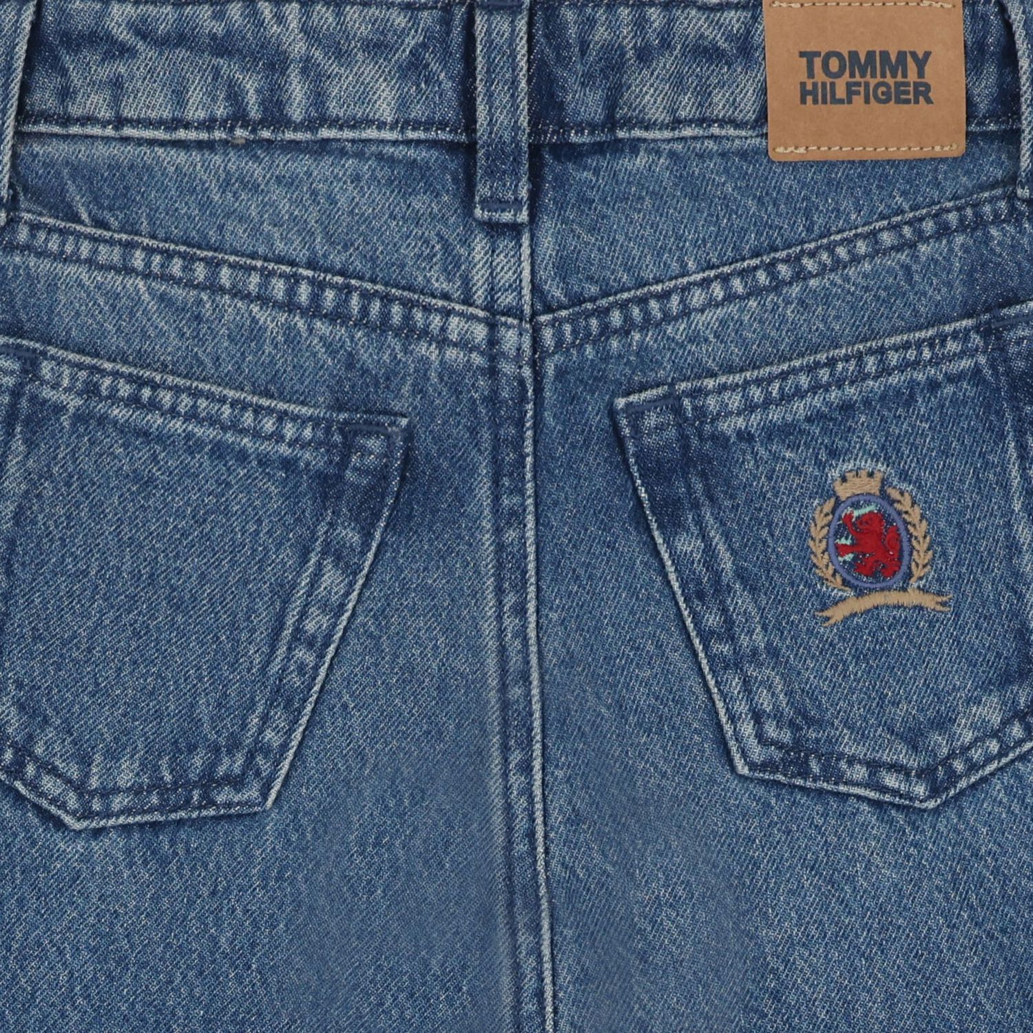 بنطلون جينز للبنات باللون الازرق , 1, hi-res