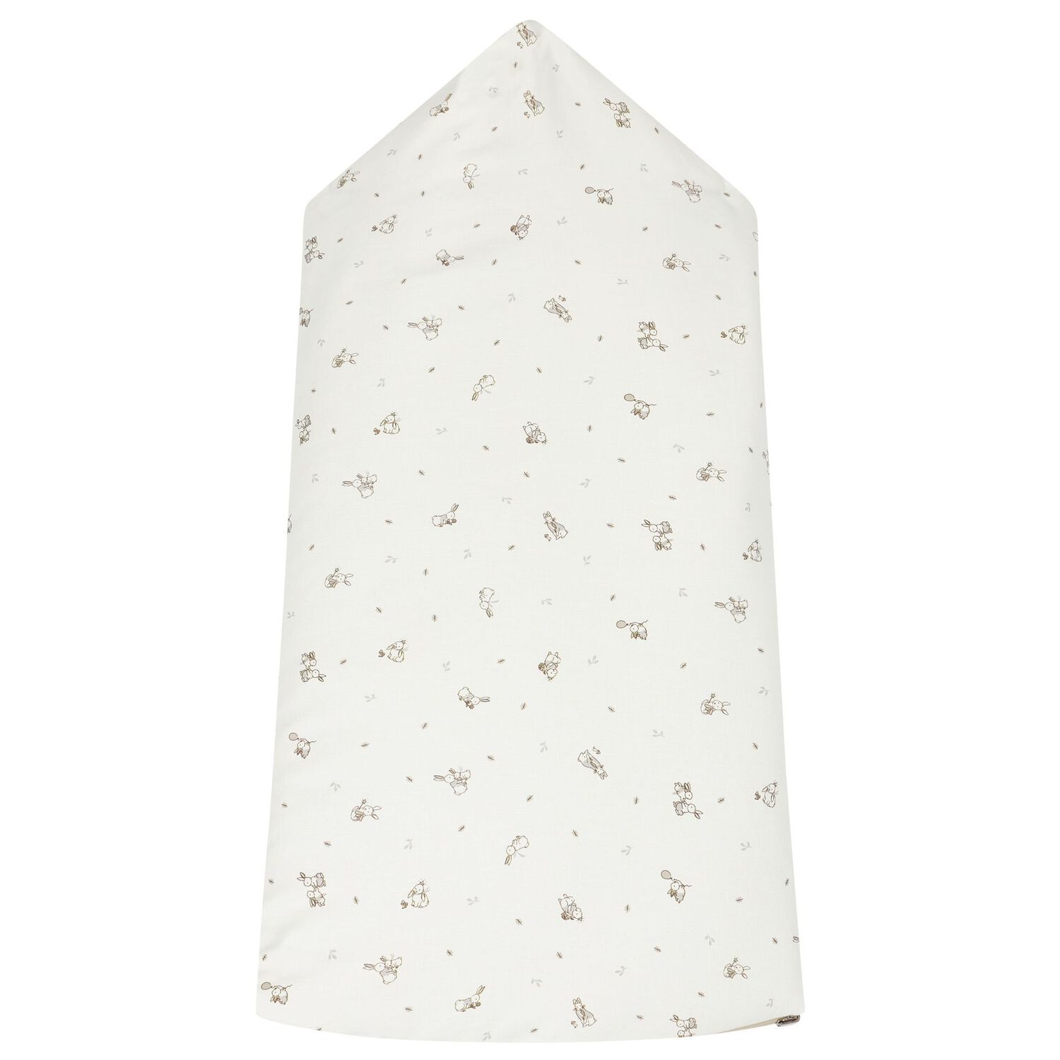 Ivory & Beige Hooded Reversible Baby Nest, 1, hi-res