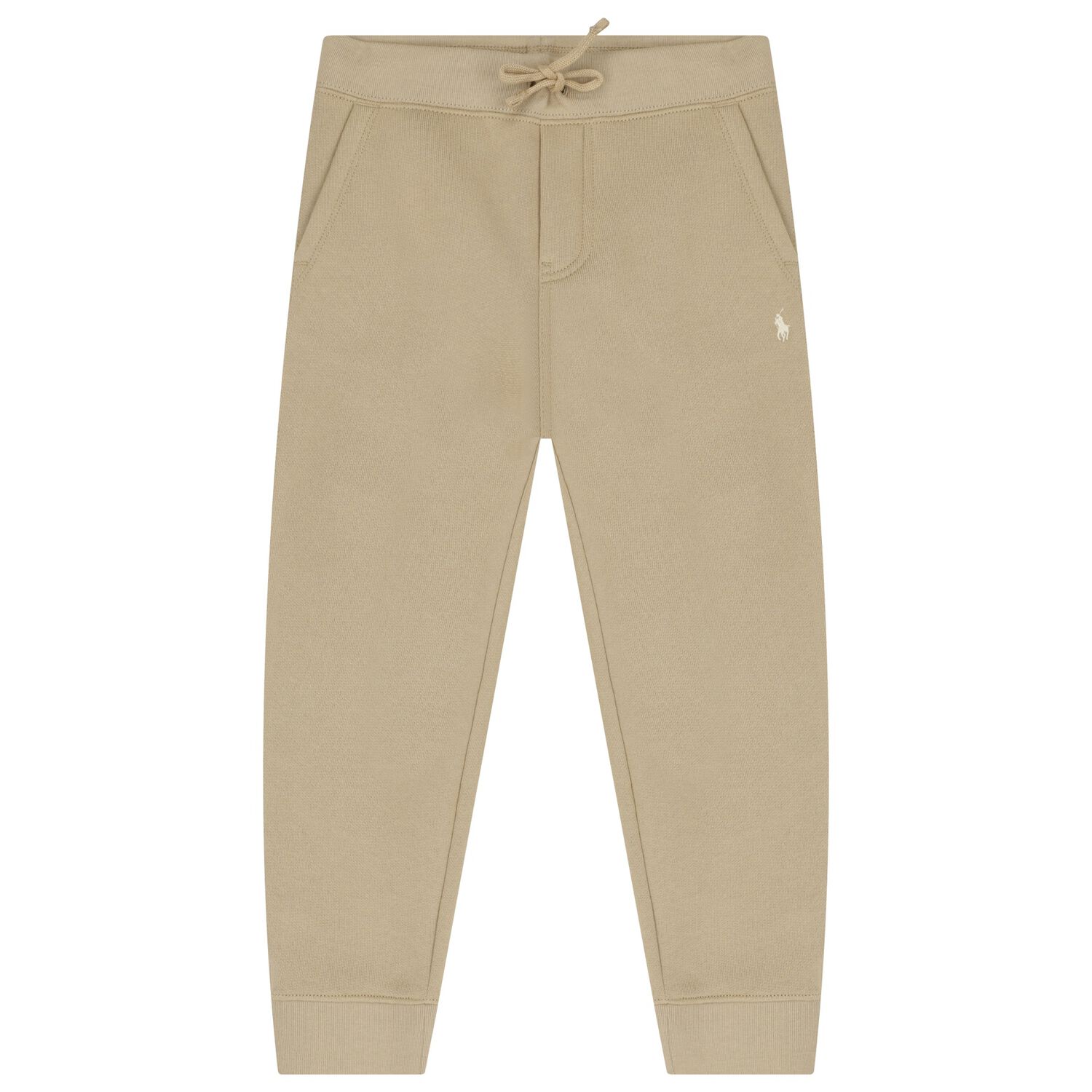 Boys Beige Logo Joggers, 1, hi-res image number null