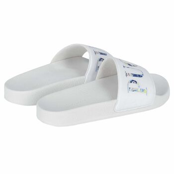 Girls White Logo Sliders