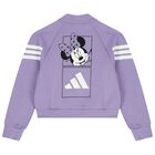 Girls Purple Minnie Mouse Disney Zip Up Top, 1, hi-res