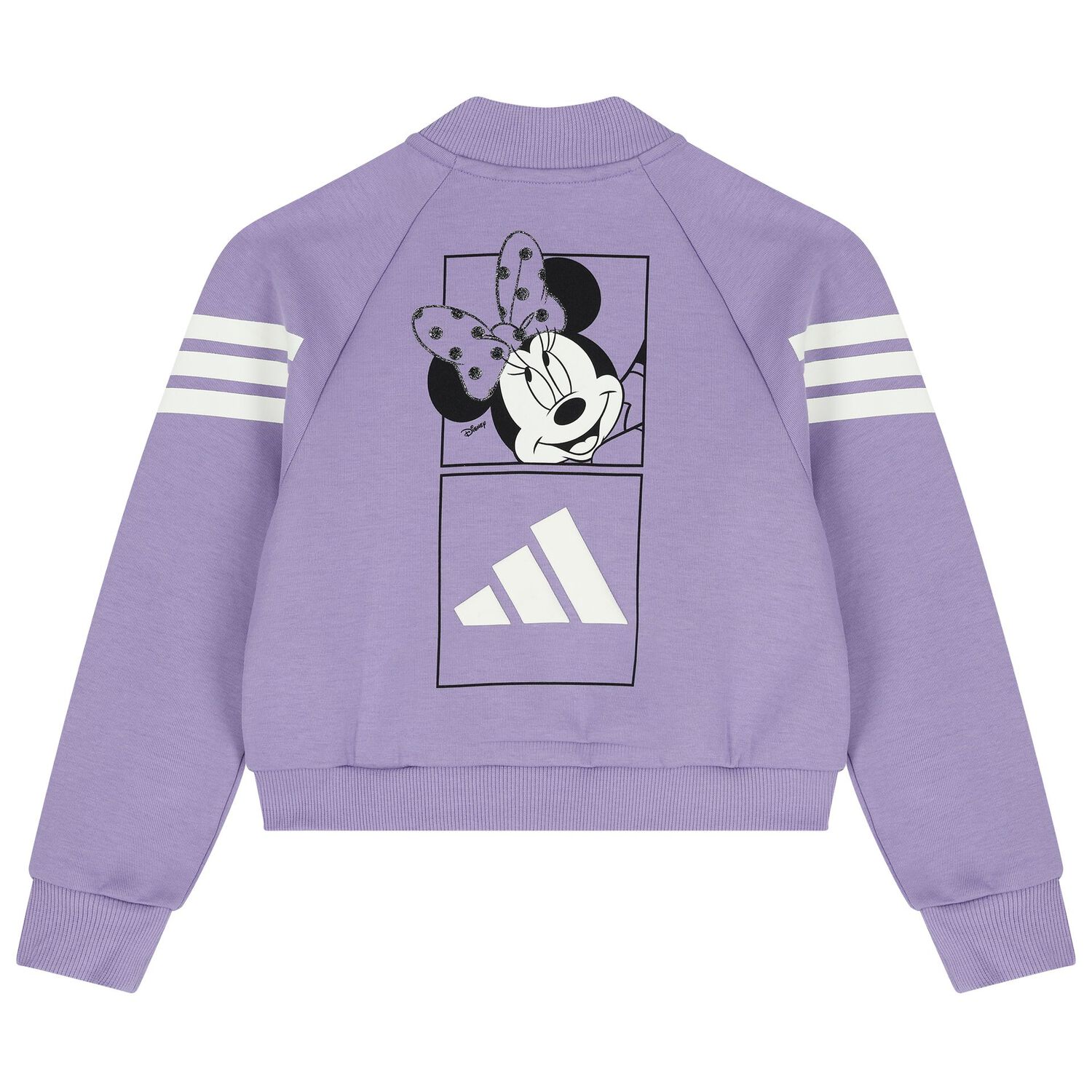 Girls Purple Minnie Mouse Disney Zip Up Top, 1, hi-res
