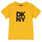 Boys Yellow Logo T-Shirt, 1, hi-res