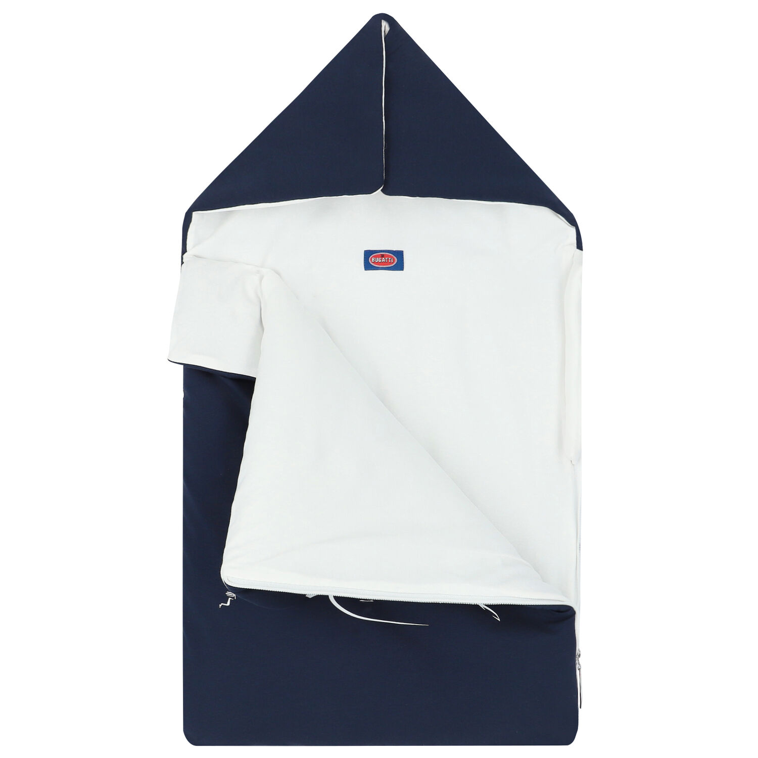 مدس بالشعار باللون الكحلى والابيض للاولاد, 1, hi-res