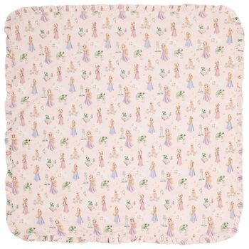 Baby Girls Pink Ruffled Blanket
