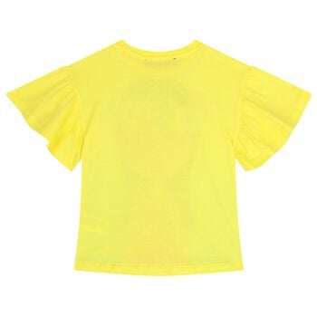 Girls Yellow & Blue T-Shirt
