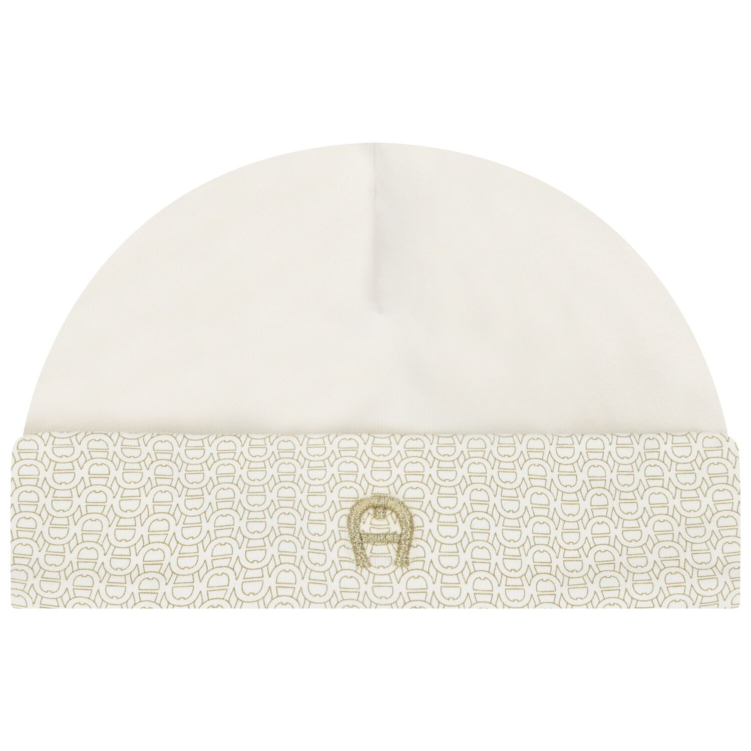 Ivory & Gold Logo Babygrow Gift Set , 1, hi-res