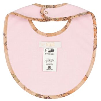 Baby Girls Pink & Beige Geo Map Babygrow Gift Set