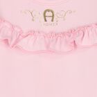 Baby Girls Pink & Gold Logo Babygrow Gift Set, 2, hi-res