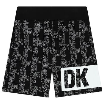 Black Logo Shorts
