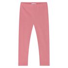 Younger Girls White & Pink Leggings Set, 1, hi-res