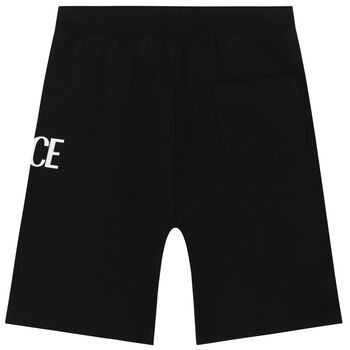 Black Logo Shorts