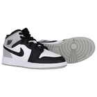Black, White & Gold Air Jordan 1 Mid Trainers, 1, hi-res